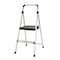 Cosco Cosco 39.37 in. H X 18.5 in. W X 23.62 in. D 225 lb. capacity 2 step Aluminum Folding Step Stool 11-628-ABK4 - alternate 1